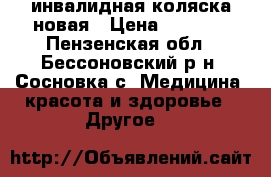 инвалидная коляска новая › Цена ­ 8 000 - Пензенская обл., Бессоновский р-н, Сосновка с. Медицина, красота и здоровье » Другое   